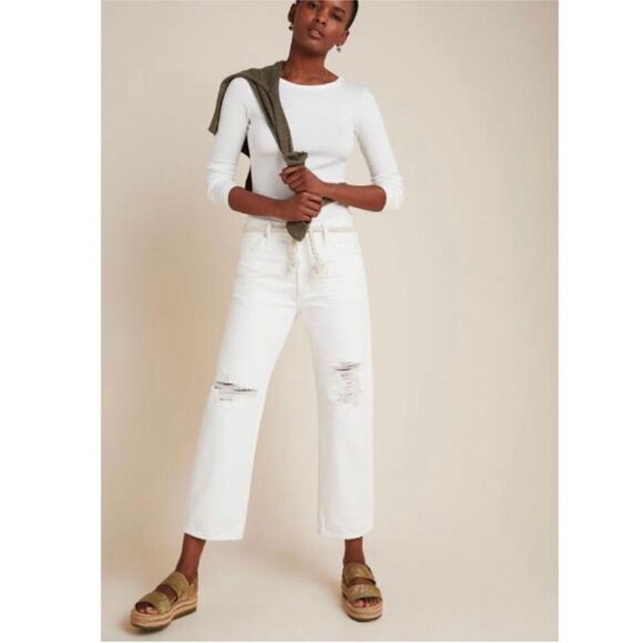 Citizens of Humanity NWT Emery High Rise Relaxed Crop in Moonstone Size 25 - Picture 3 of 7